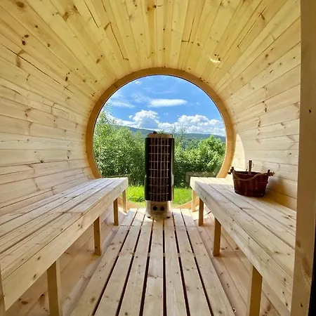 Czill-lokum- Klimatyczna W Beskidach Z Balia I Sauna Chalet *